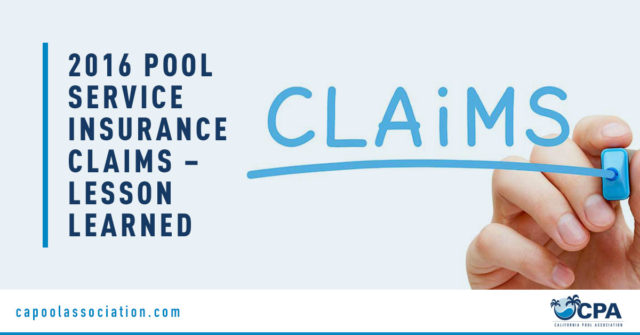 Claims - Banner Image for 2016 Pool Service Insurance Claims – Lesson Learned Blog