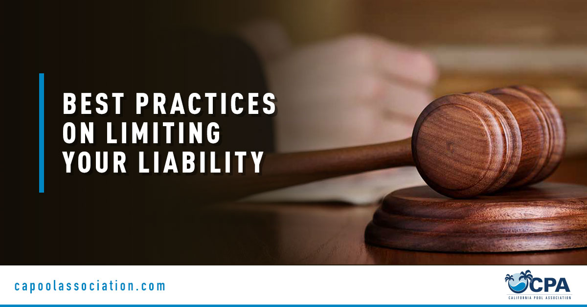 Gavel on Table - Banner Image for Best Practices on Limiting your Liability Blog