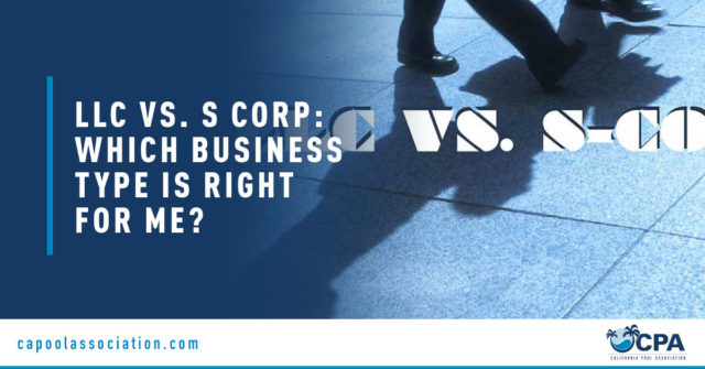 Shadow of Two Walking Corporate Men - Banner Image for LLC vs. S Corp Which Business Type Is Right for Me Blog