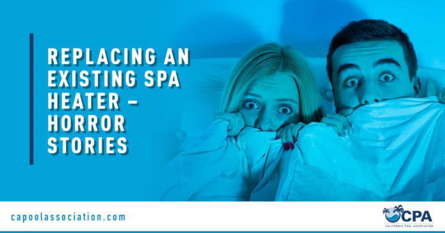 Scared Couple - Banner Image for Replacing an Existing Spa Heater – Horror Stories Blog