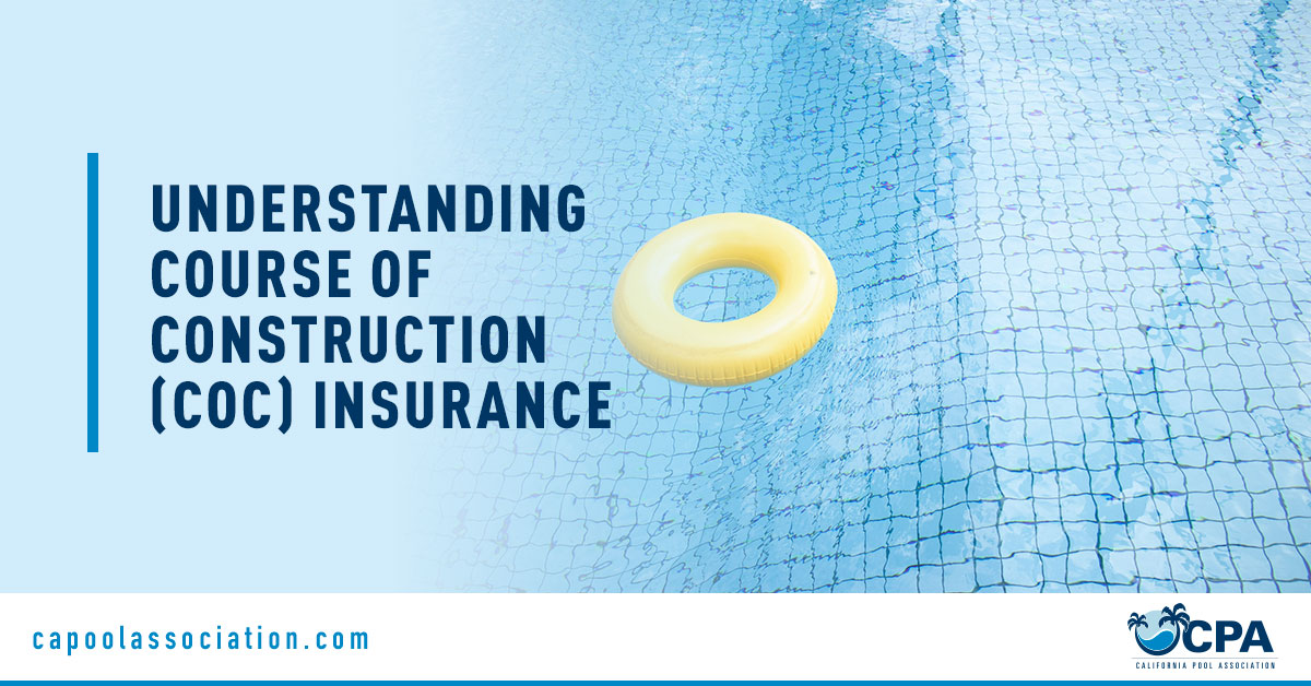 Swimming Pool and Lifesaver - Banner Image for Understanding Course of Construction (COC) Insurance Blog