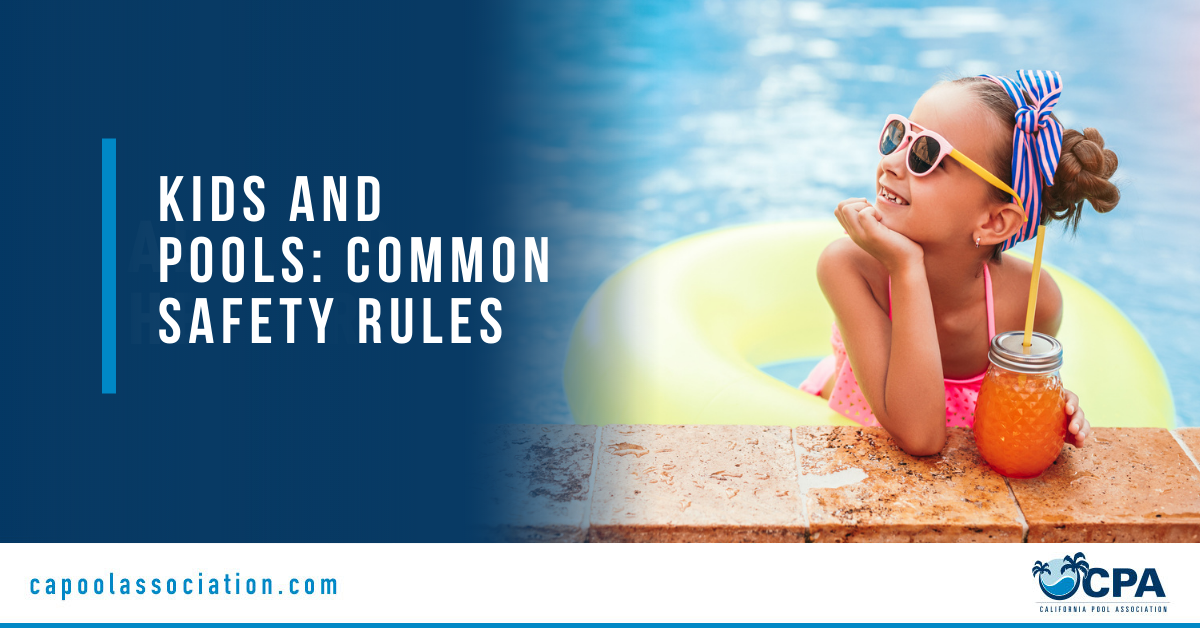 Girl on Swimming Pool - Banner Image for Kids and Pools: Common Safety Rules